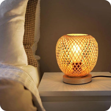 Lampe de chevet Bambou-Lampe Veilleuse